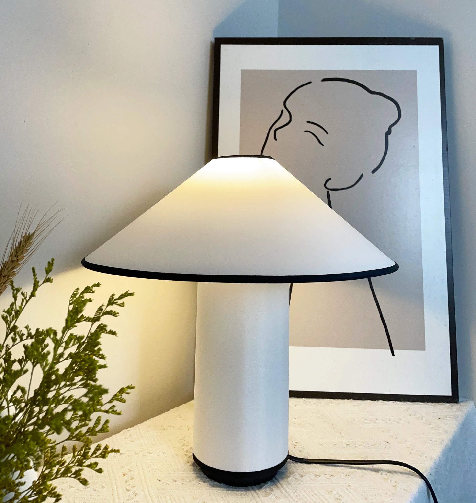 Colette Fabric Table Lamp - Nuvé