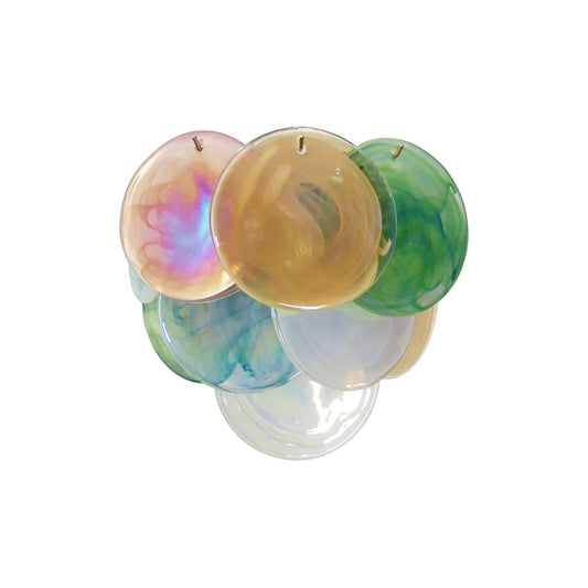 Colorful Murano Disc Wall Lamp - Nuvé