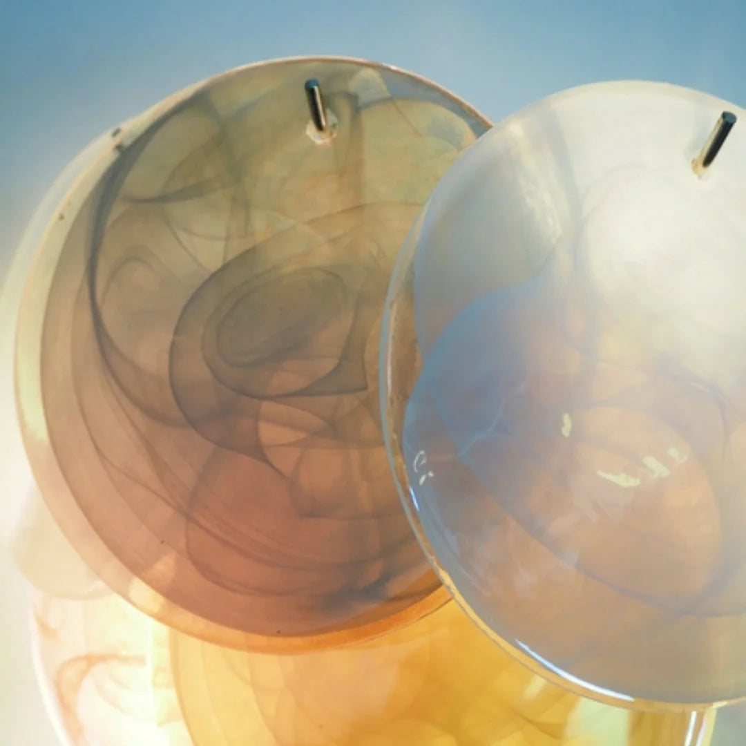 Colorful Murano Disc Wall Lamp - Nuvé