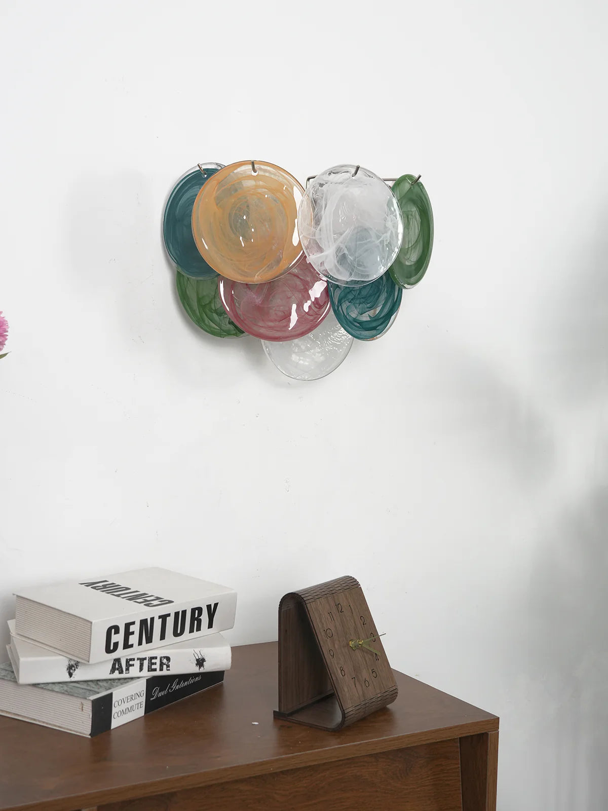 Colorful Murano Disc Wall Lamp - Nuvé