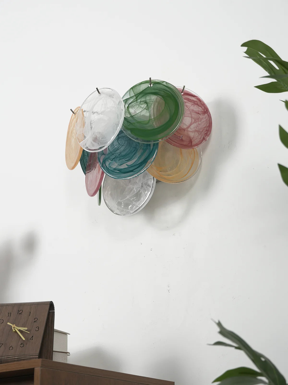 Colorful Murano Disc Wall Lamp - Nuvé