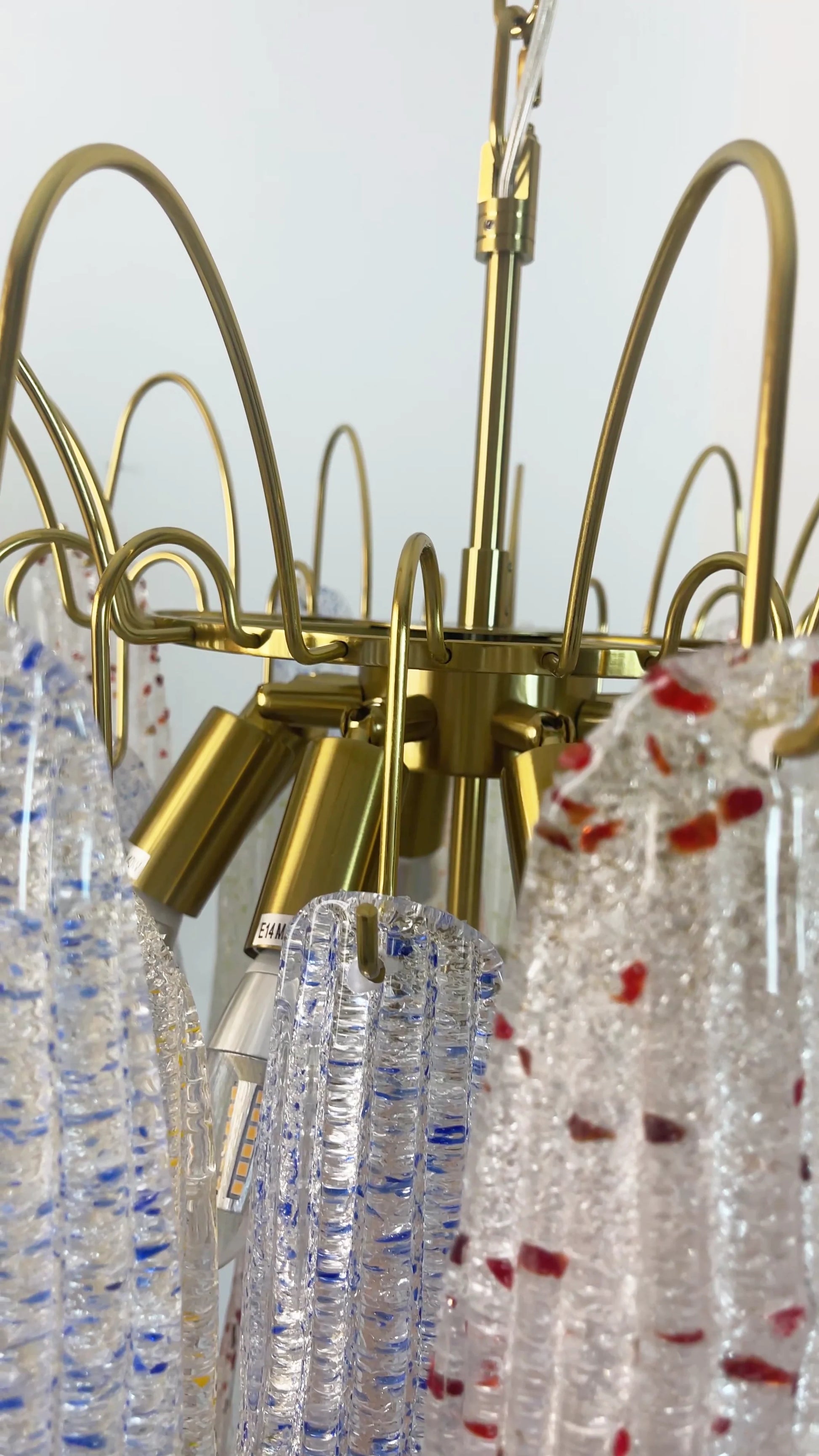 Colorful Murano Glass Chandelier - Nuvé