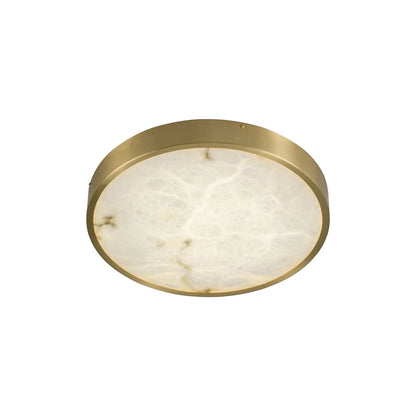 Column Alabaster Round Ceiling Lamp - Nuvé