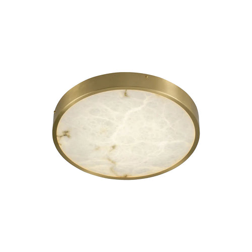 Column Alabaster Round Ceiling Lamp - Nuvé