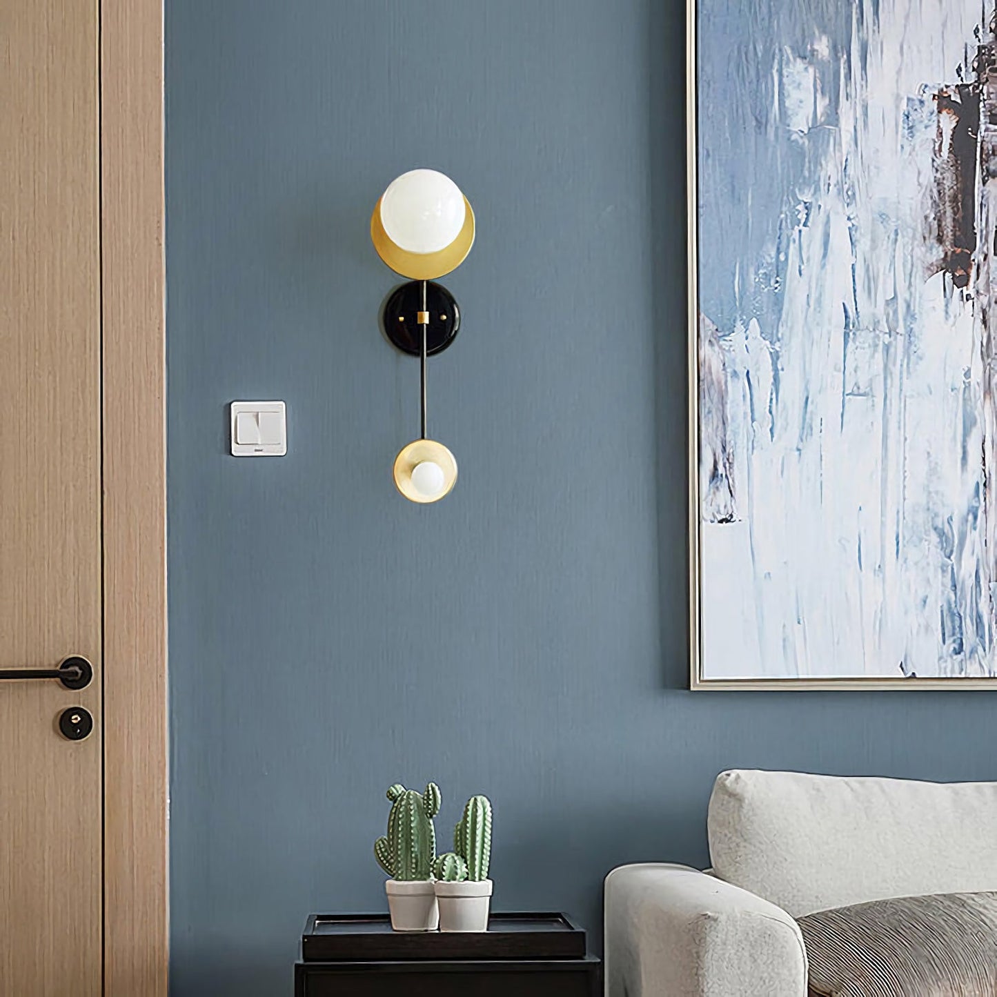 Contemporary Geometric Composition Wall Lamp - Nuvé