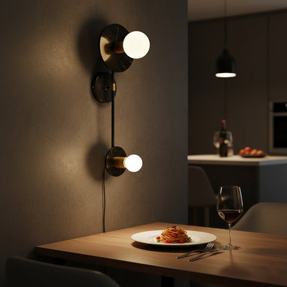 Contemporary Geometric Composition Wall Lamp - Nuvé