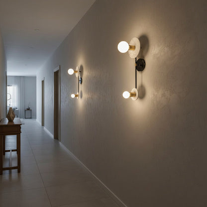 Contemporary Geometric Composition Wall Lamp - Nuvé