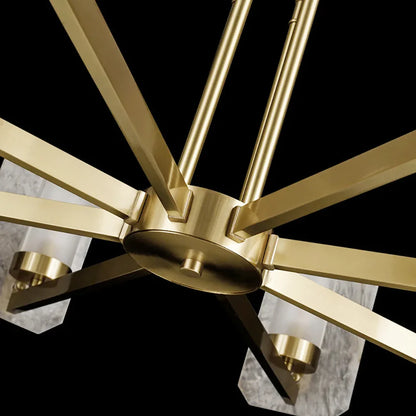 Luxury Copper Marble Chandelier - Nuvé