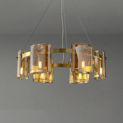Modern Corlota Glass Chandelier - Nuvé