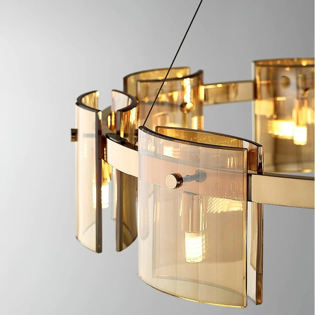 Modern Corlota Glass Chandelier - Nuvé