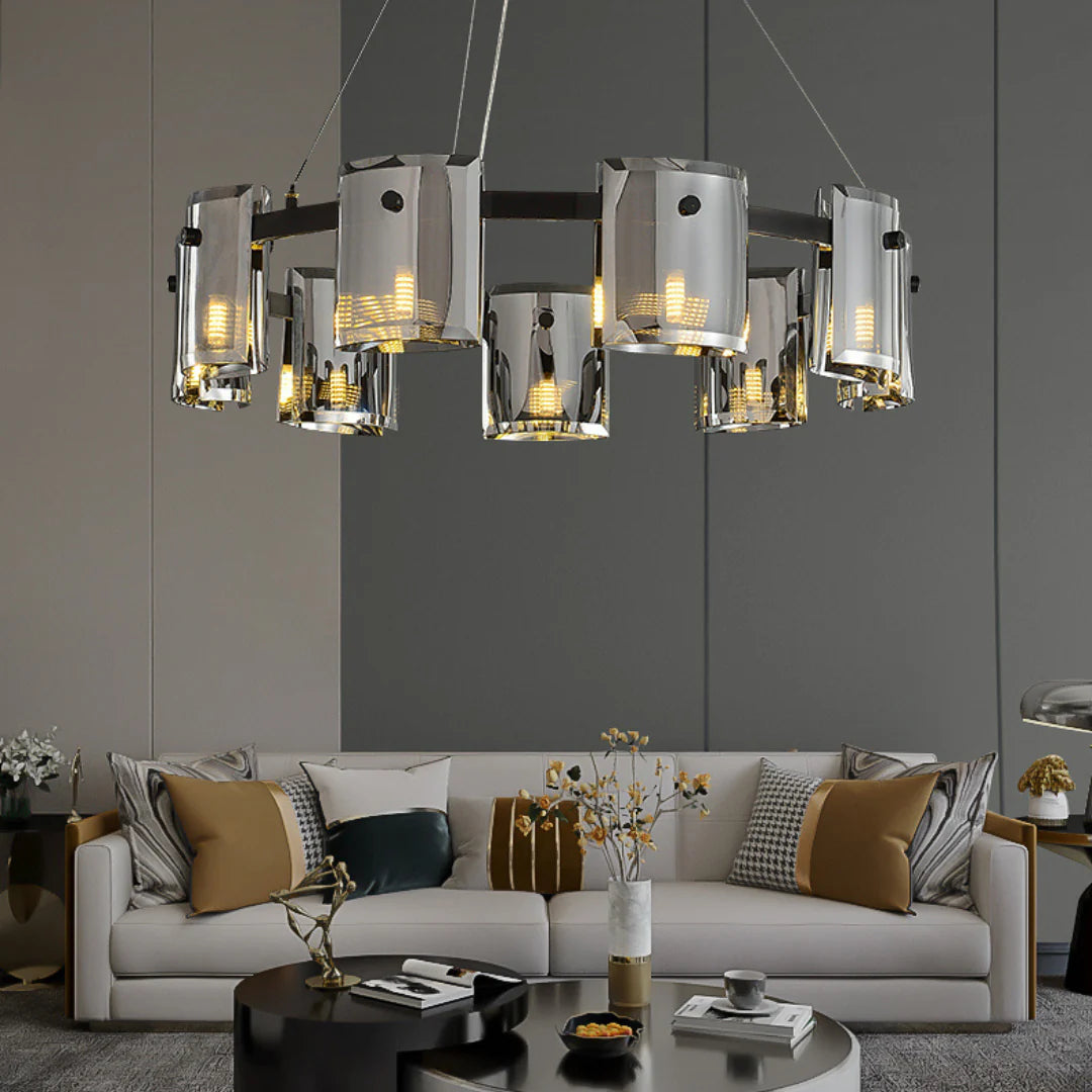 Modern Corlota Glass Chandelier - Nuvé