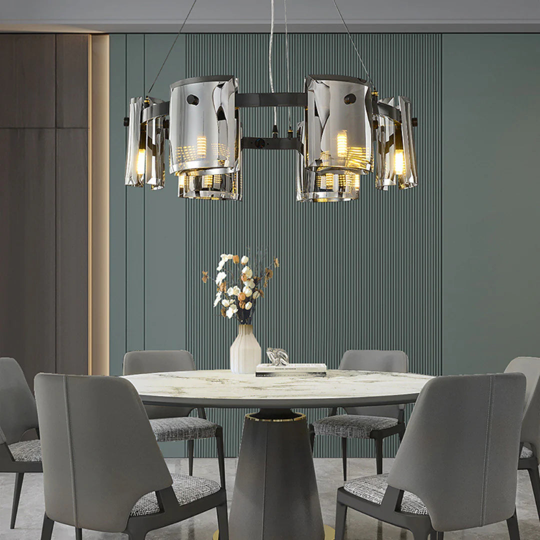 Modern Corlota Glass Chandelier - Nuvé
