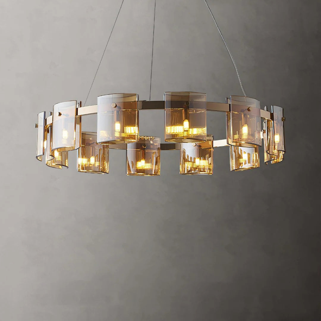 Modern Corlota Glass Chandelier - Nuvé