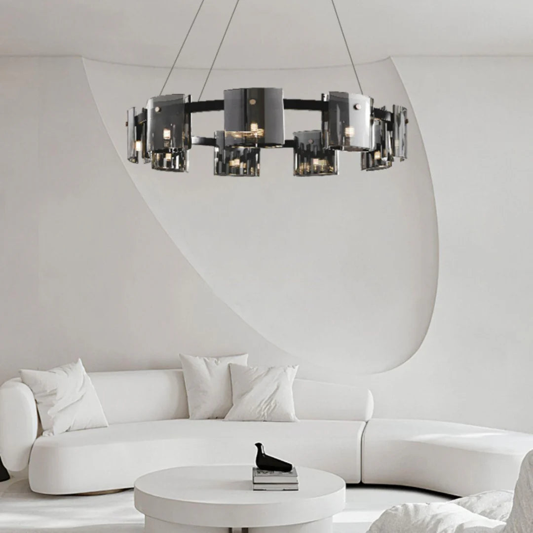 Modern Corlota Glass Chandelier - Nuvé
