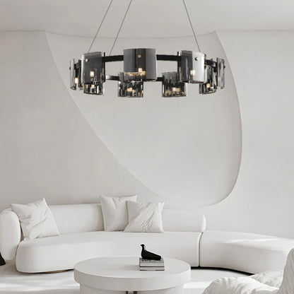 Modern Corlota Glass Chandelier - Nuvé