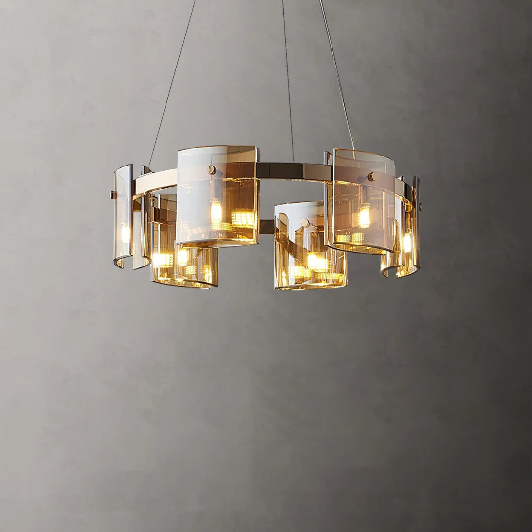 Modern Corlota Glass Chandelier - Nuvé