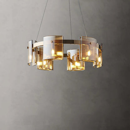 Modern Corlota Glass Chandelier - Nuvé