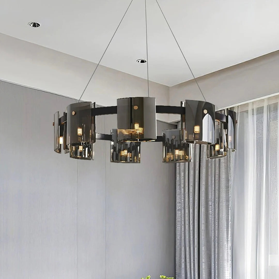 Modern Corlota Glass Chandelier - Nuvé
