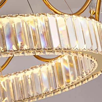 Crown Crystal Round Crystal Chandelier - Nuvé
