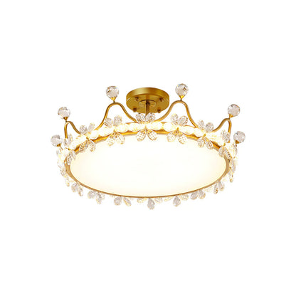 Crystal Crown Simple Ceiling Light - Nuvé