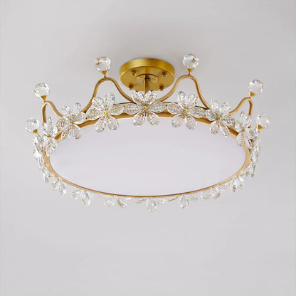 Crystal Crown Simple Ceiling Light - Nuvé