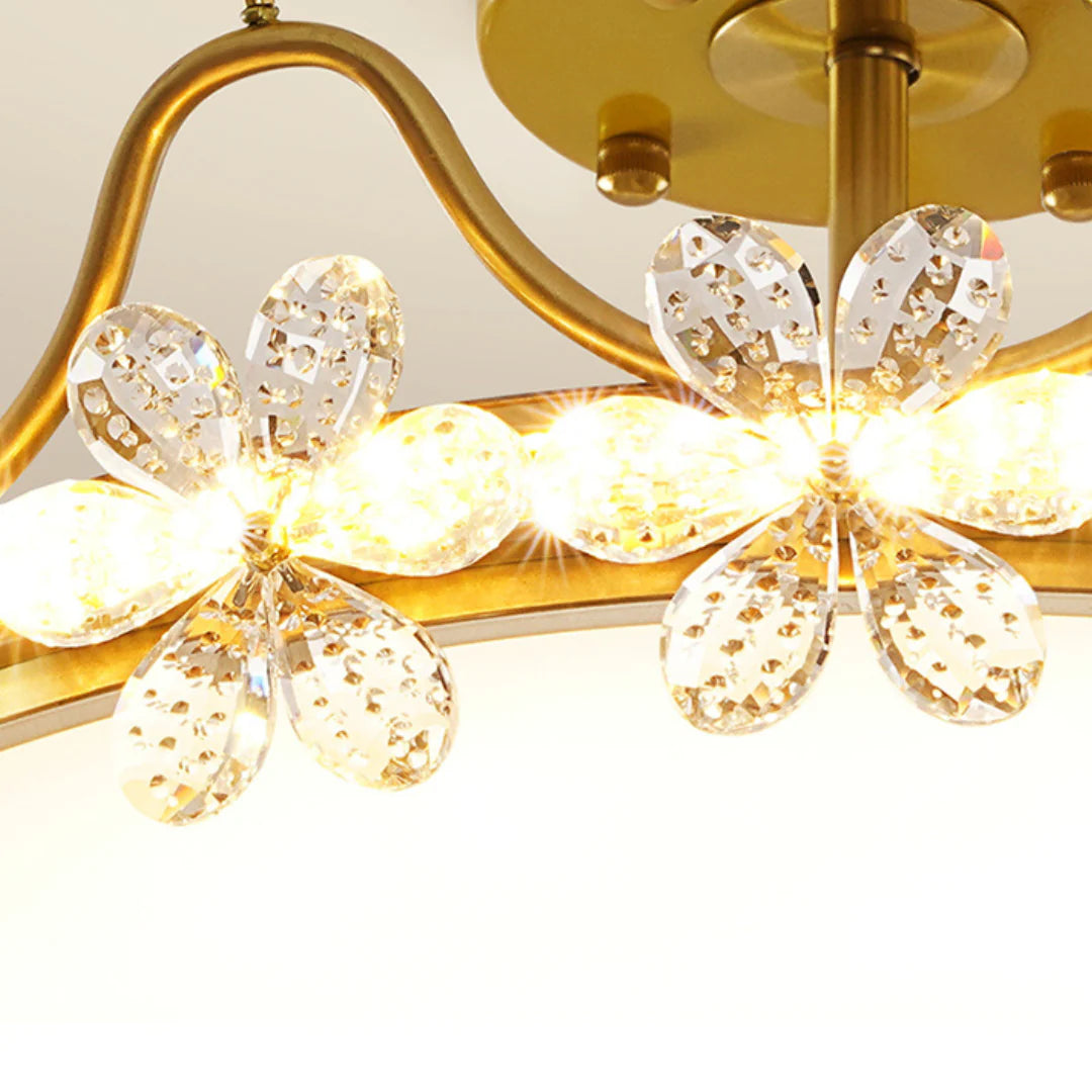 Crystal Crown Simple Ceiling Light - Nuvé