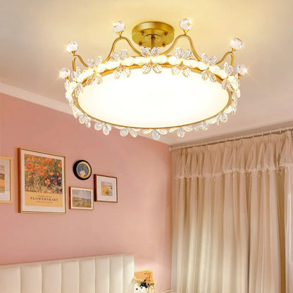 Crystal Crown Simple Ceiling Light - Nuvé