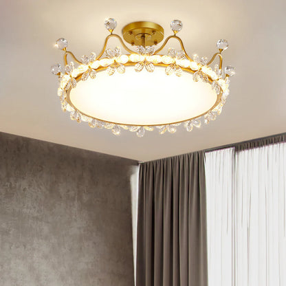 Crystal Crown Simple Ceiling Light - Nuvé