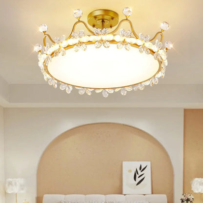 Crystal Crown Simple Ceiling Light - Nuvé
