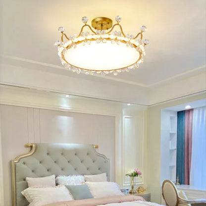 Crystal Crown Simple Ceiling Light - Nuvé