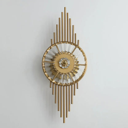 Crystal Gear Gold Wall Light - Nuvé