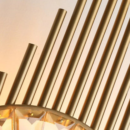 Crystal Gear Gold Wall Light - Nuvé