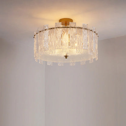 Crystal Gold Ceiling Lamp - Nuvé