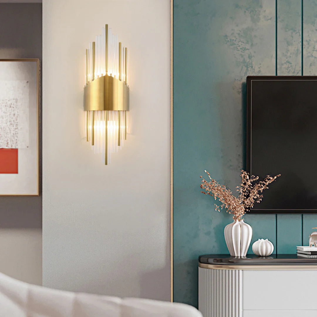 Crystal Rod Wall Sconce - Nuvé