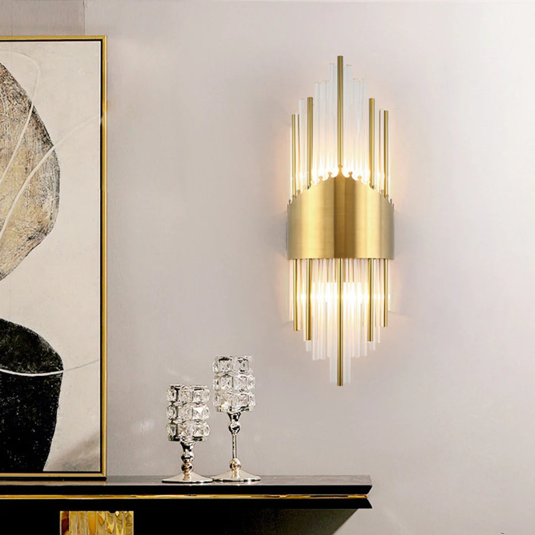 Crystal Rod Wall Sconce - Nuvé