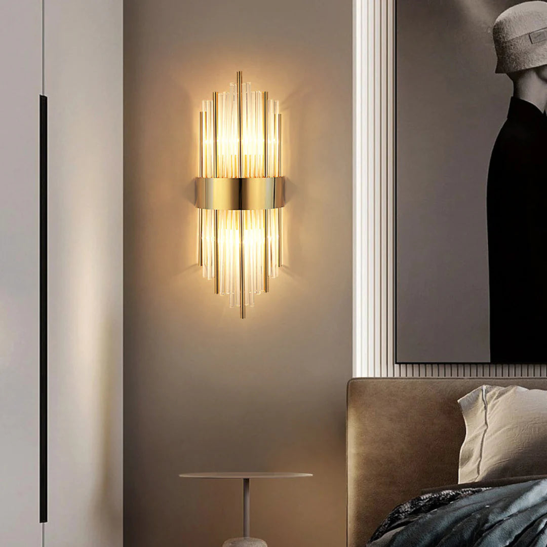 Crystal Rod Wall Sconce - Nuvé