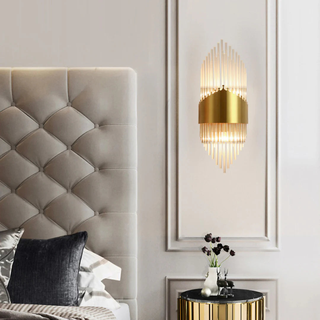 Crystal Rod Wall Sconce - Nuvé