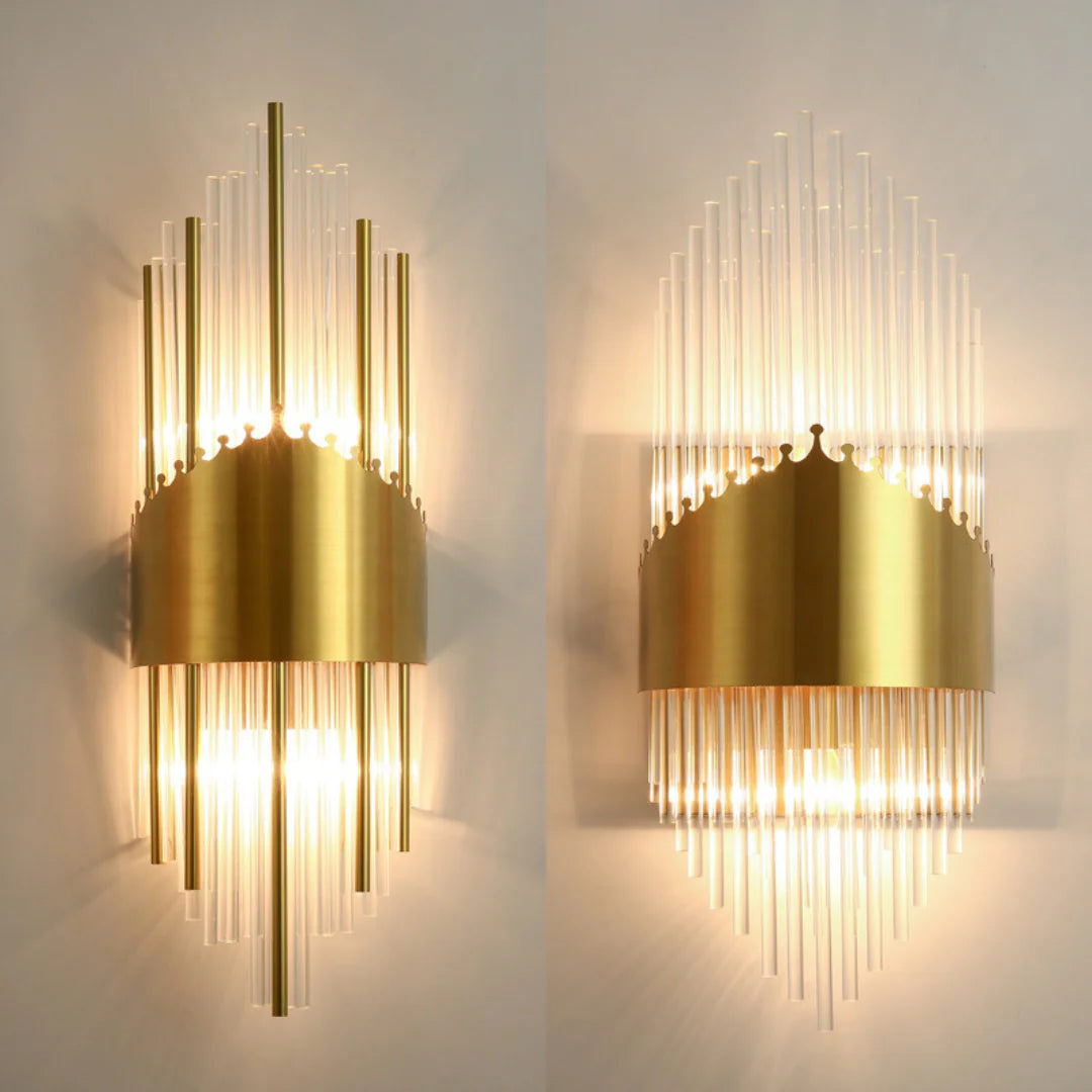 Crystal Rod Wall Sconce - Nuvé