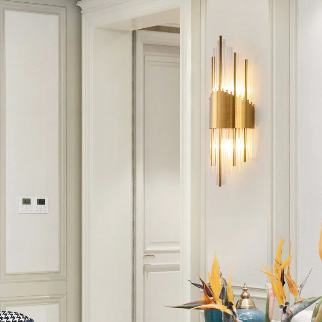 Crystal Rod Wall Sconce - Nuvé