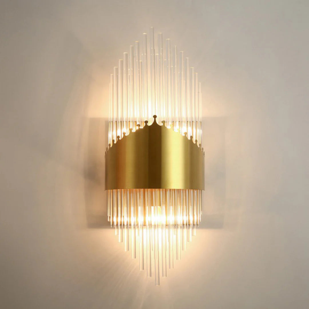 Crystal Rod Wall Sconce - Nuvé