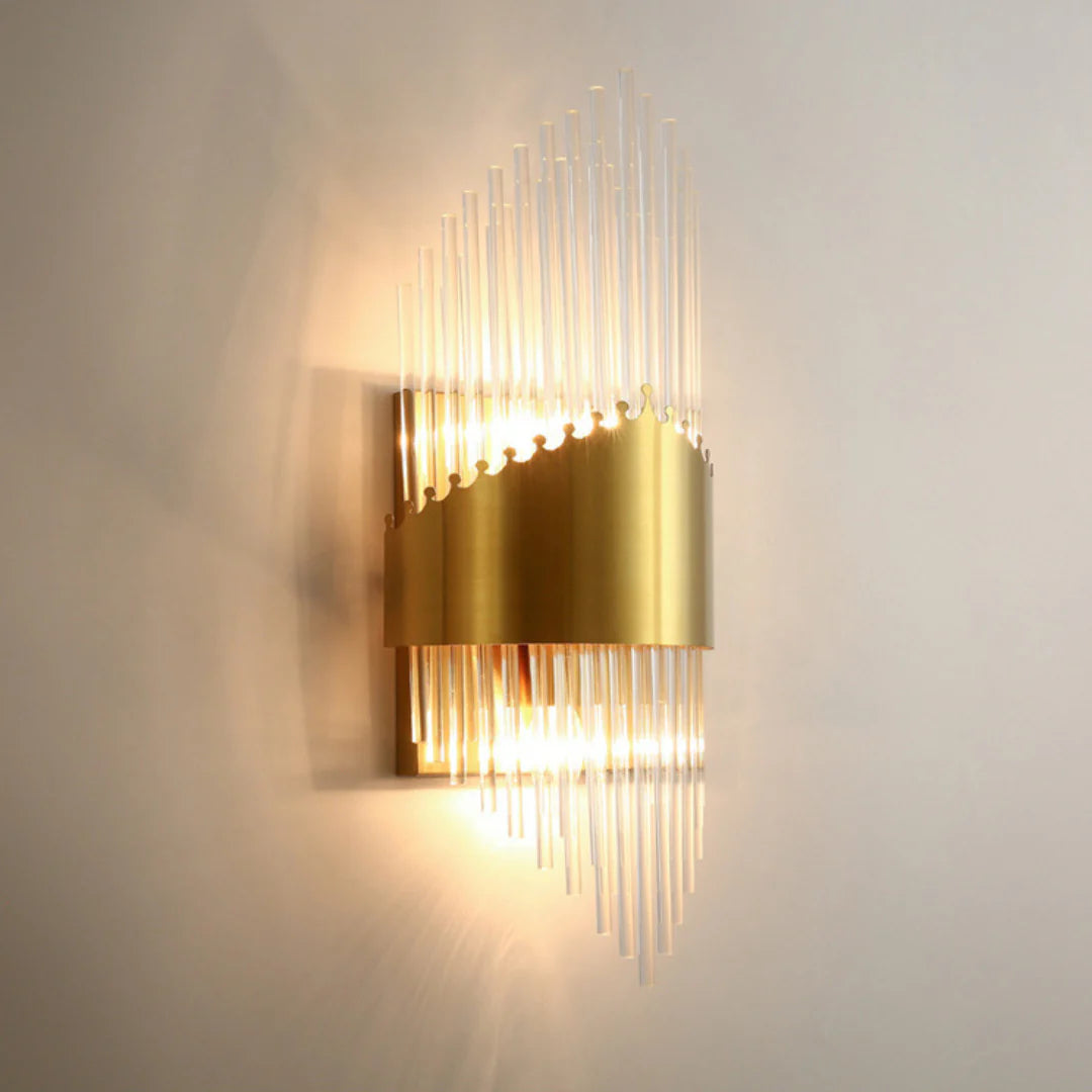 Crystal Rod Wall Sconce - Nuvé