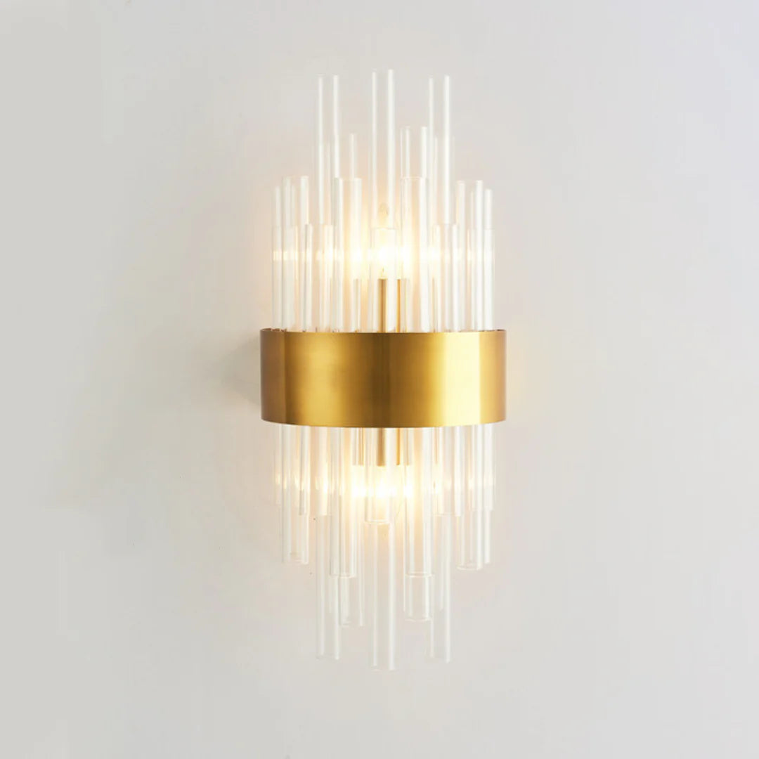 Crystal Tube Modern Wall Lamp - Nuvé