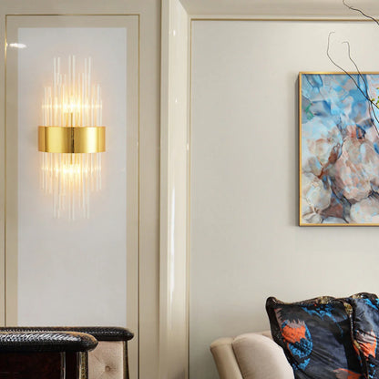 Crystal Tube Modern Wall Lamp - Nuvé