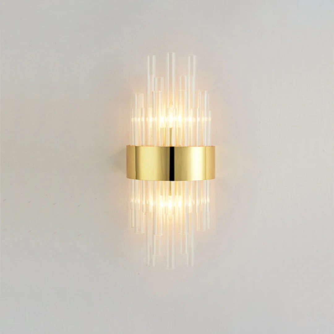 Crystal Tube Modern Wall Lamp - Nuvé
