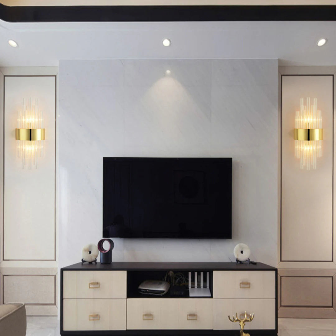 Crystal Tube Modern Wall Lamp - Nuvé