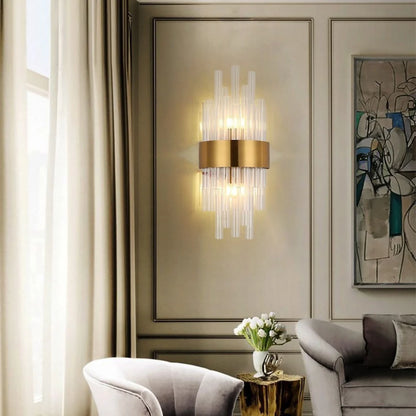 Crystal Tube Modern Wall Lamp - Nuvé
