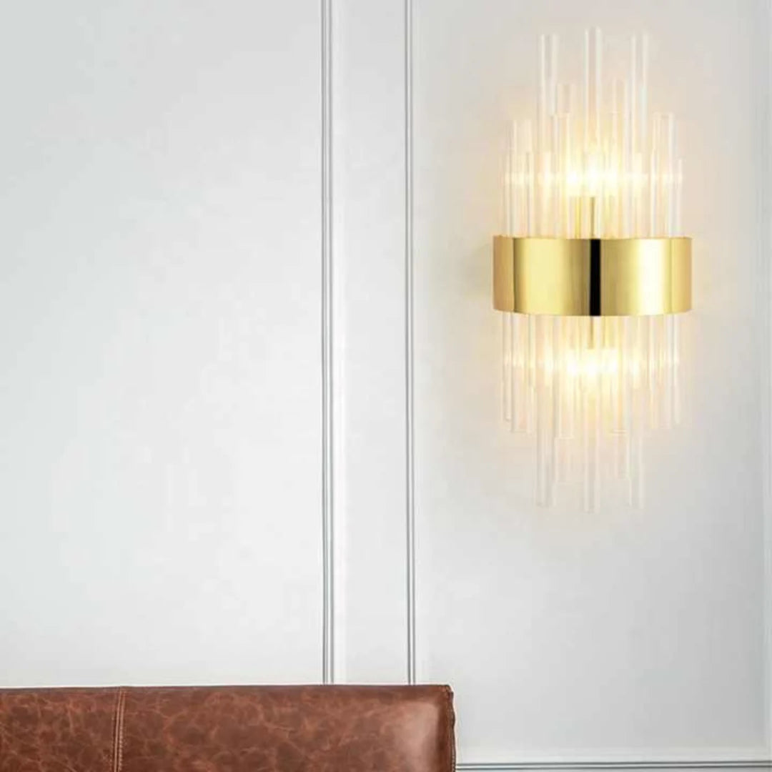 Crystal Tube Modern Wall Lamp - Nuvé