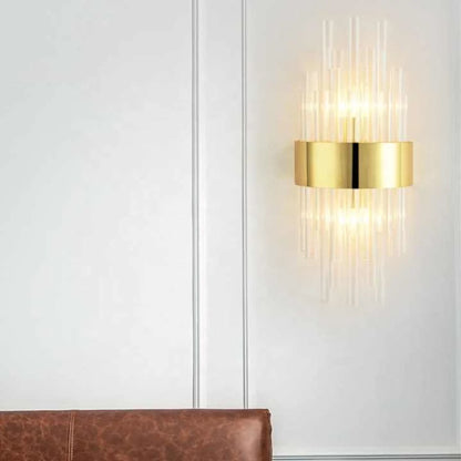 Crystal Tube Modern Wall Lamp - Nuvé