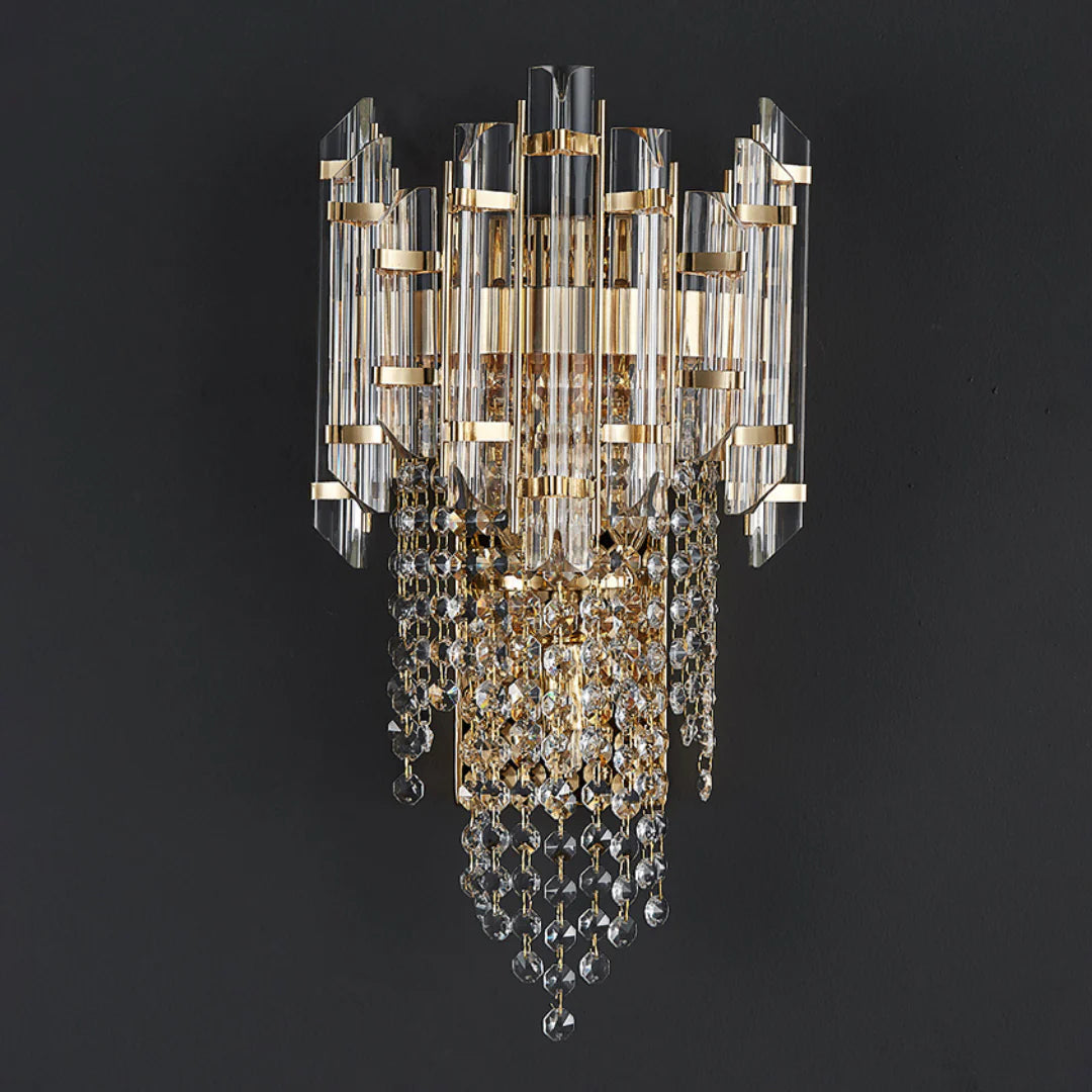 Crystal Tiered Luxury Wall Lamp - Nuvé