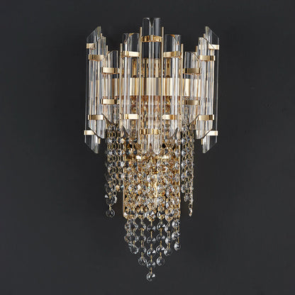 Crystal Tiered Luxury Wall Lamp - Nuvé